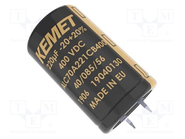 Capacitor: electrolytic