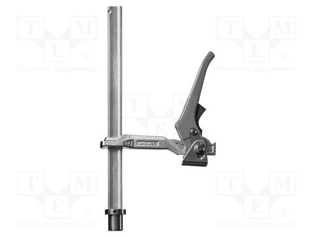 Clamping element; for welding tables