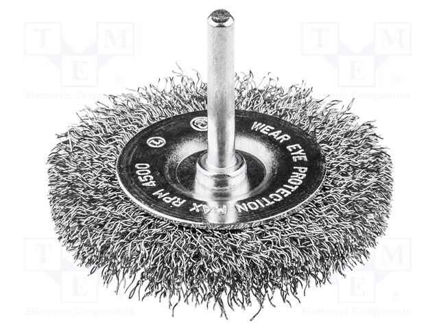Tool accessories: wheel brush; stainless steel; Ø: 50mm