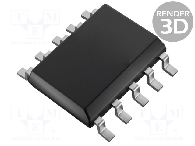 IC: instrumentation amplifier; 500kHz; Ch: 1; VSSOP10; 20V/V; 3.5mV
