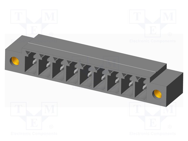 Connector: pluggable terminal block; socket; male; on PCBs