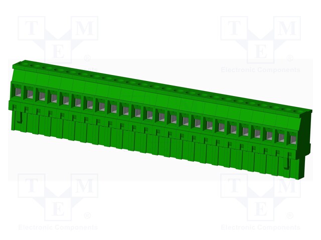 Connector: pluggable terminal block; plug; female; angled 90°