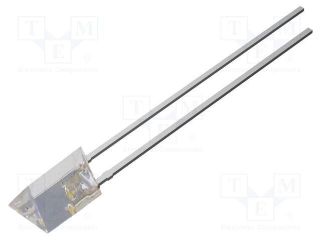 LED; white warm; 1560mcd; 140°; Front: flat; 3000K; 5.35x5.35x7mm