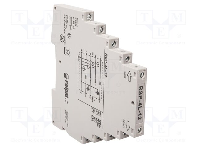 Surge arrester; In 8/20us: 20kA; 10.6VAC; for DIN rail mounting