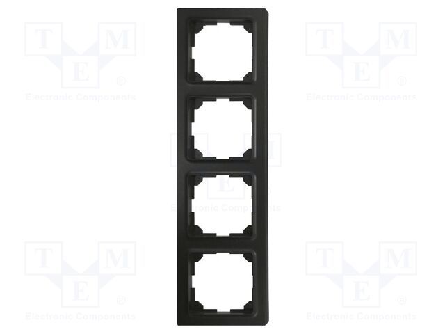 Mounting frame; intelligent house; E-Design55; matte anthracite