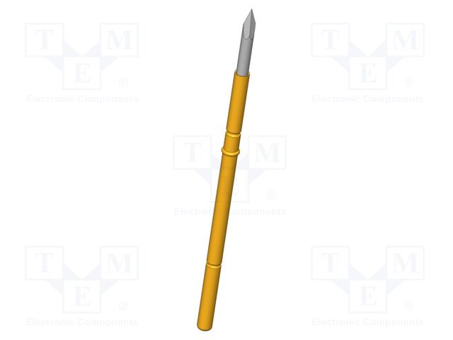 Test needle; Operational spring compression: 4mm; 5A; Ø: 1.3mm