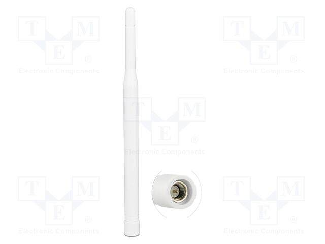 Antenna; GSM,LTE,UMTS,inner; white; SMA; screw-in; male; 50Ω