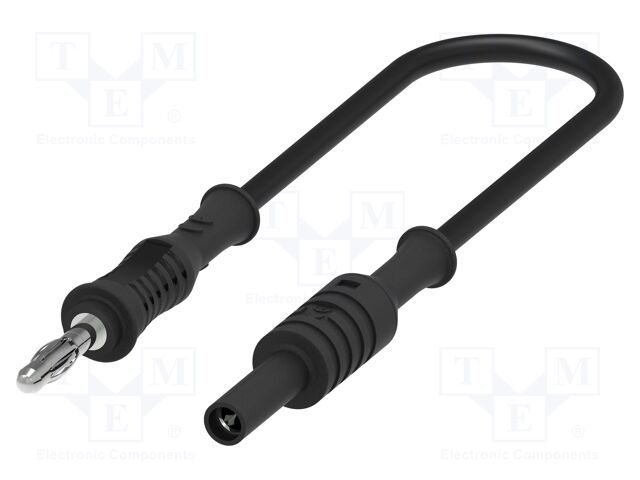 Test lead; 60VDC; 30VAC; 12A; banana socket 4mm,banana plug 4mm