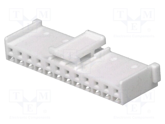 Plug; wire-wire/PCB; female; 2.5mm; PIN: 12; w/o contacts; straight