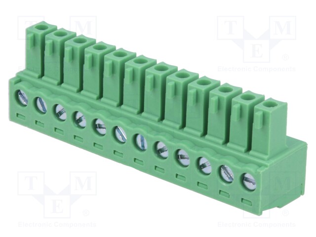 Pluggable terminal block; 3.81mm; ways: 12; straight; plug; female