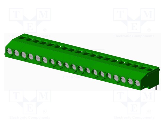 Connector: PCB terminal block; terminal; Plating: tinned; on PCBs