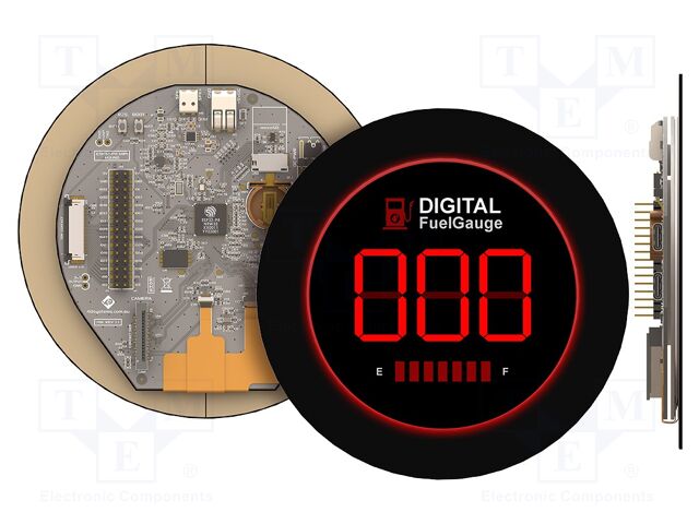 Display: TFT; 3.4"; 800x800; 32MBFLASH,32MBPSRAM; 400cd/m2; 4÷6V