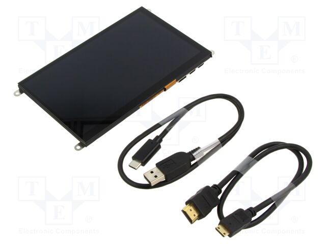 Display: TFT; 7"; 1024x600; Interface: HDMI; 1000cd/m2; 4DHDMI