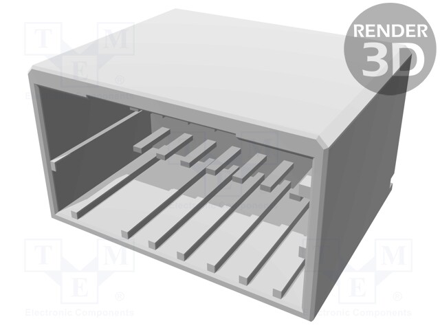 Connector: wire-board; Dynamic D-2100; socket; male; straight