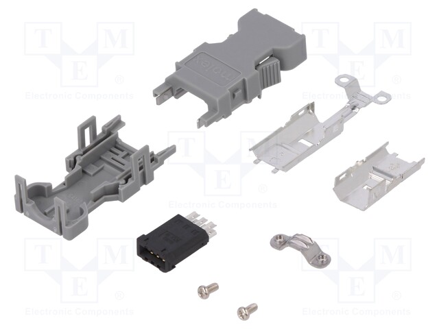 Plug; wire-wire; female; PIN: 6; soldering; for cable; straight