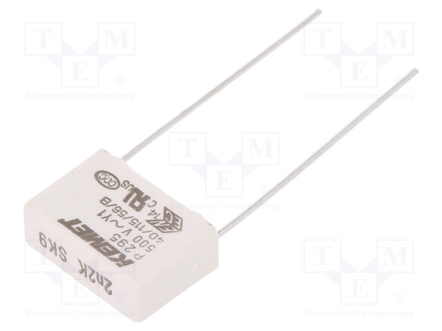 Capacitor: paper; Y1; 2.2nF; 500VAC; 15mm; ±10%; THT; Series: P295