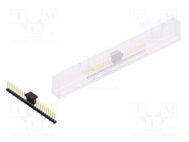 Connector: pin strips; pin header; male; PIN: 24; 2mm; SMT; 1x24
