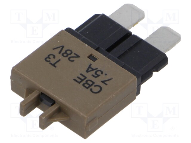 Fuse: fuse; 7.5A; 28VDC; automotive