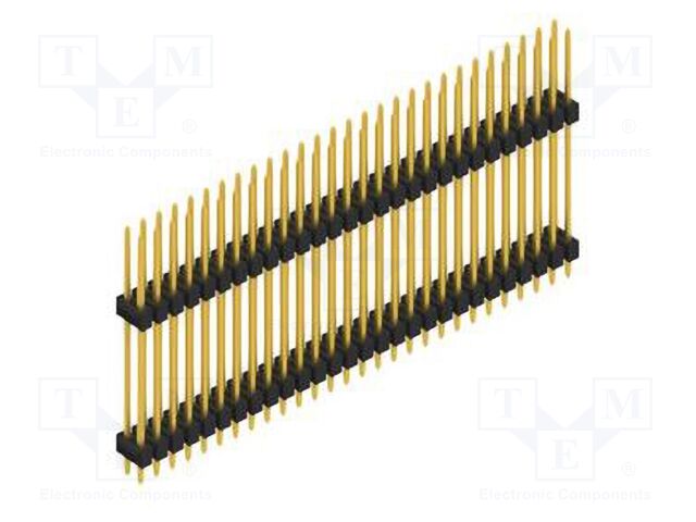 Connector: pin strips; pin header; male; PIN: 56; 2.54mm; THT; 2x28