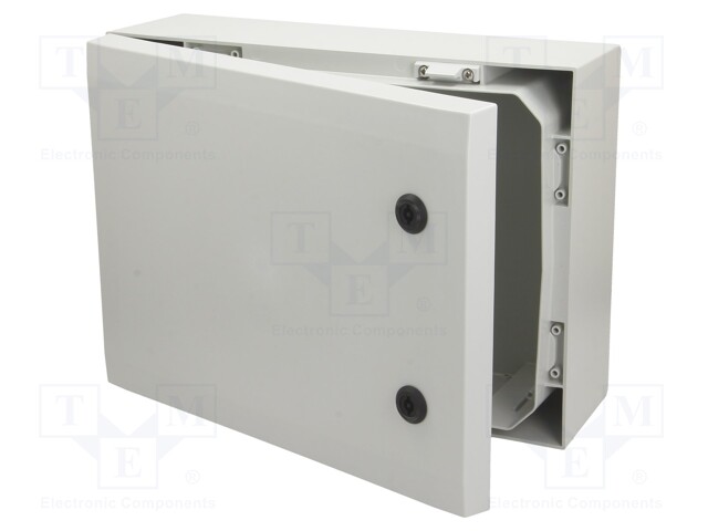 Enclosure: wall mounting; X: 300mm; Y: 400mm; Z: 150mm; ARCA; grey