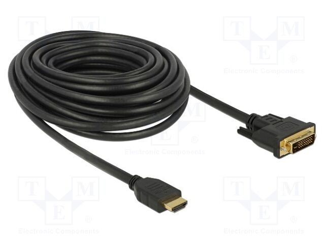 Cable; DVI-D (24+1) plug,HDMI plug; bidirectional,High Speed
