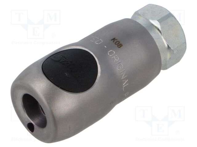 16bar; Thread: G 3/8" internal; socket; 8mm