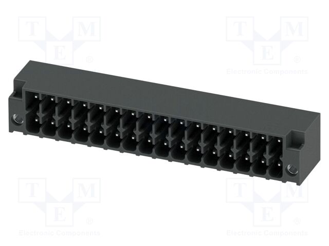 PCB headers, nominal cross section: 1.5 mm?, color: black, n