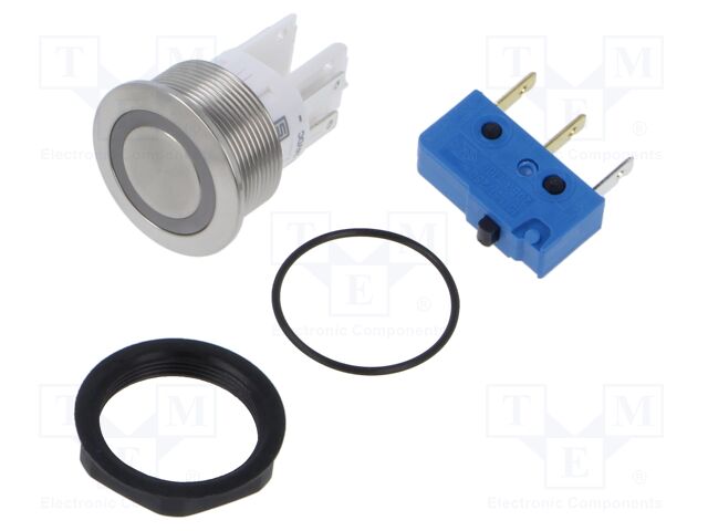 Switch: vandal resistant; Pos: 2; SPDT; 10A/250VAC; IP40; ON-(ON)