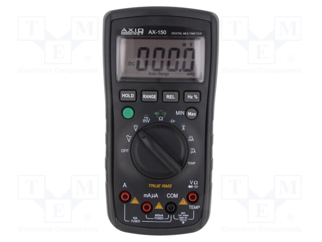 Digital multimeter; LCD 3,5 digit (3999); 3x/s; True RMS AC