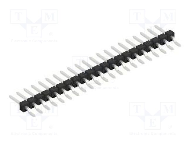Connector: pin strips; pin header; male; PIN: 21; 2.54mm; SMT; 1x21