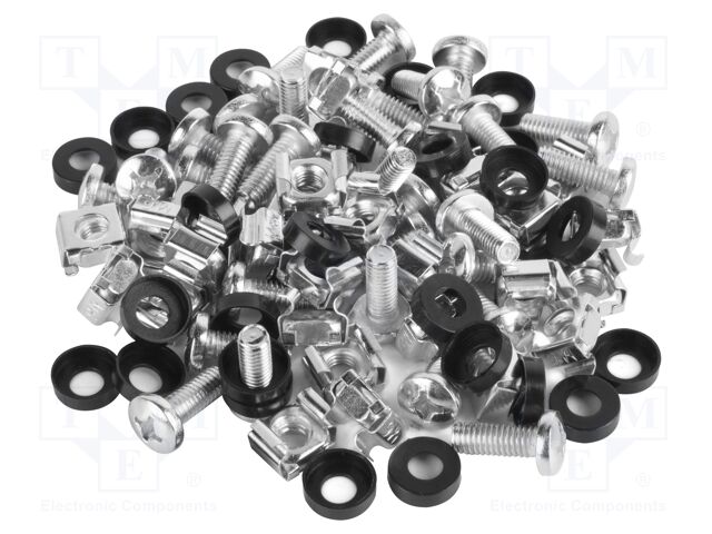 Assembling kit; grey; washer,screw; Standard: 19"; 20pcs.