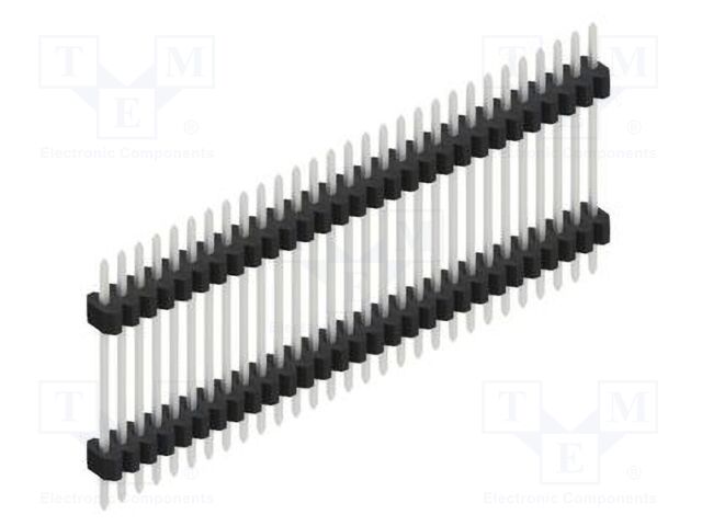 Connector: pin strips; pin header; male; PIN: 29; 1.27mm; THT; 1x29