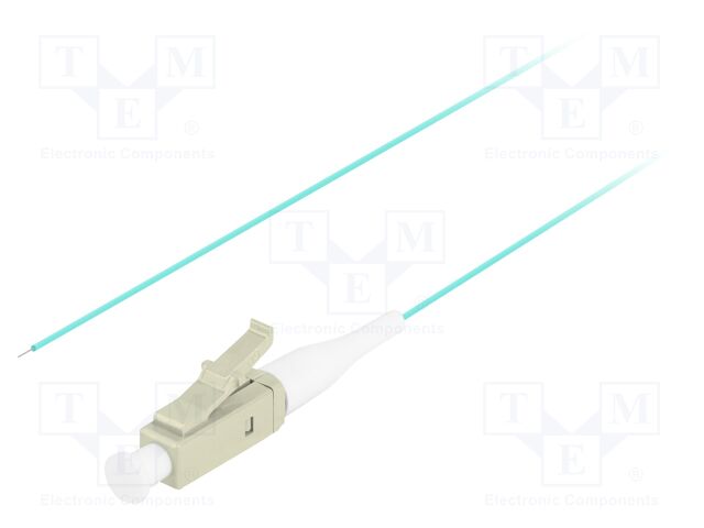 Optic fiber pigtail; OM3; LC/UPC; 2m; Optical fiber: 50/125um