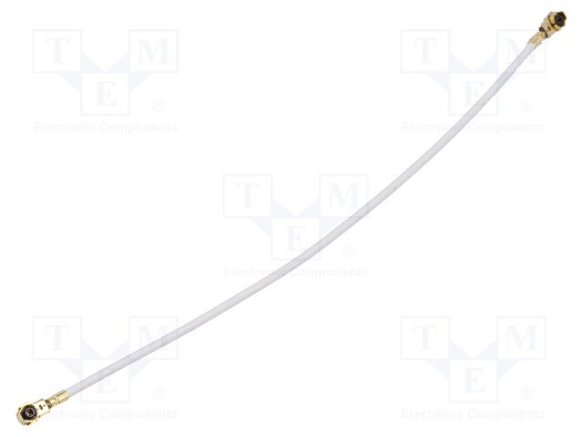 Cable: coaxial; U.FL,both sides; female; angled 90°; female; 0.1m