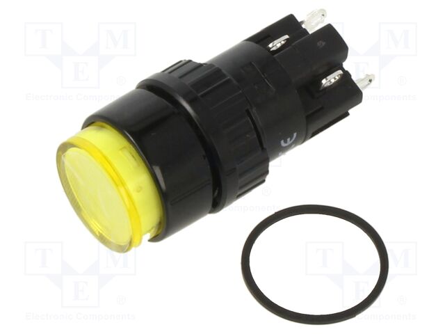 Switch: push-button; Pos: 2; SPDT; 2A/220VAC; 0.1A/220VDC; ON-(ON)