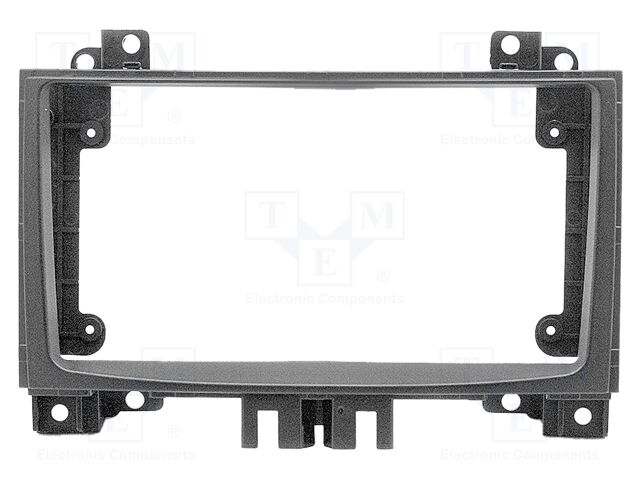Radio frame; Mercedes,VW; black; 9"