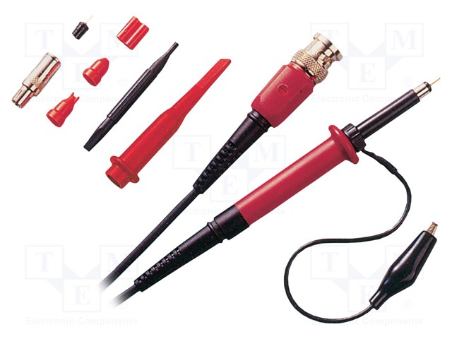 Probe: for oscilloscope; ≤250MHz (100: 1); 100: 1; 1.2m