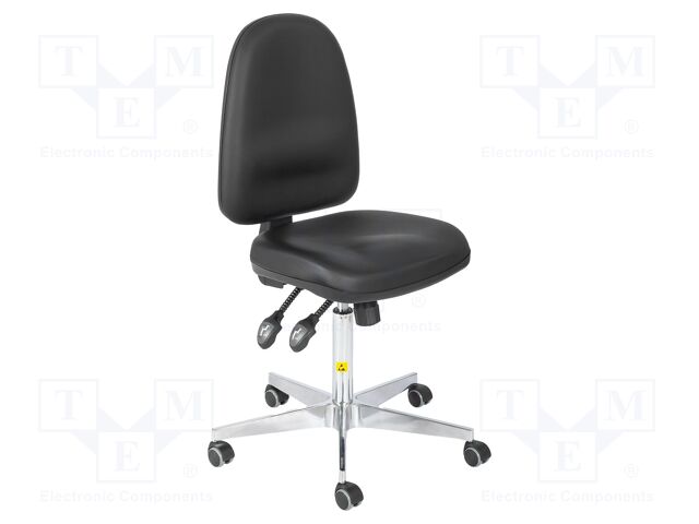 Chair; ESD; Seat dim: 460x430mm; Back dim: 440x510mm; 560÷740mm