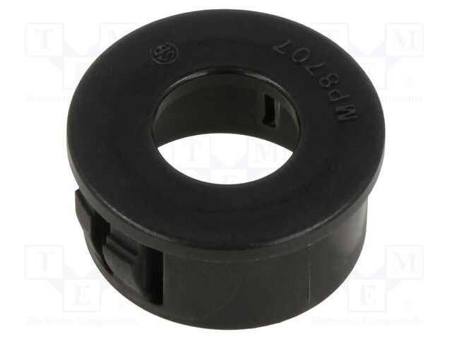Grommet; Ømount.hole: 22.2mm; Øhole: 11mm; Panel thick: max.3.2mm