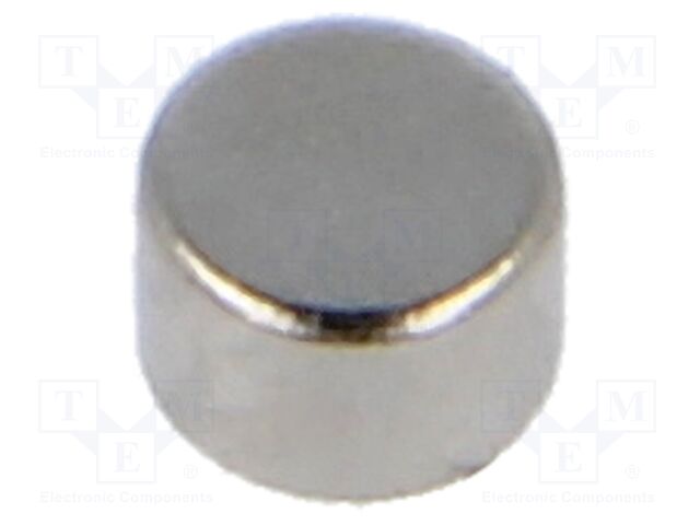 Magnet: permanent; neodymium; 1.5N; Ø: 3mm; H: 2mm
