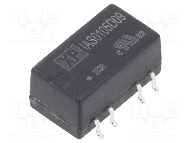 Isolated Board Mount DC/DC Converter, ITE, 2 Output, 1 W, 9 V, 56 mA, -9 V