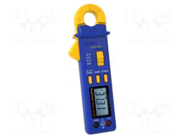 AC/DC digital clamp meter; Øcable: 22mm; LCD 3,75 digit (3999)