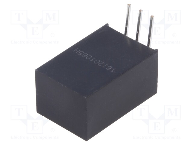 Converter: DC/DC; 6W; Uin: 17÷72V; Uout: 12VDC; Iout: 500mA; SIP3