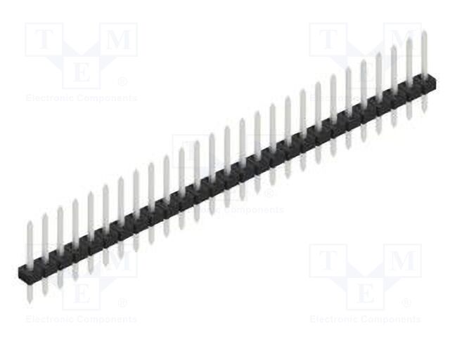 Connector: pin strips; pin header; male; PIN: 27; 2mm; THT; 1x27