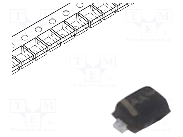 Diode: TVS; 150mW; 5.4V; SOD923; reel,tape; Channels: 1