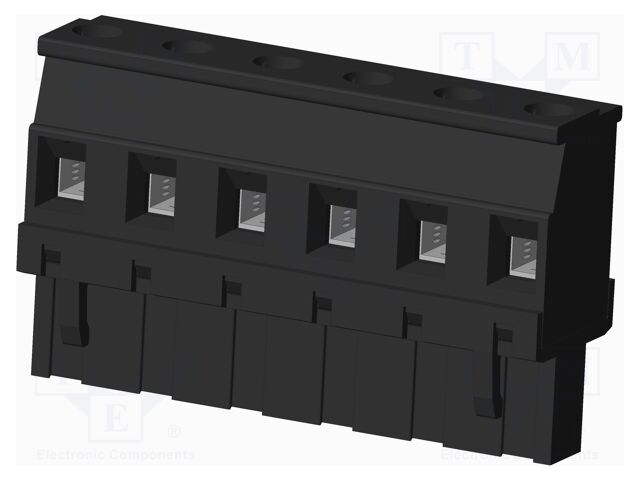 Connector: pluggable terminal block; plug; female; angled 90°