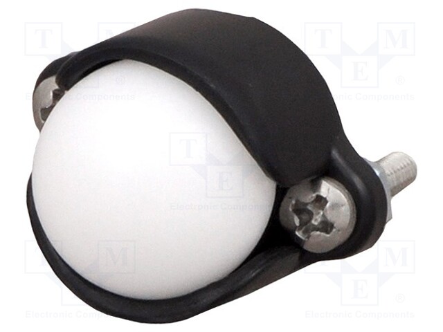 Ball casters; Kit: 2 nuts,2 washers,2 screws,ball,housing