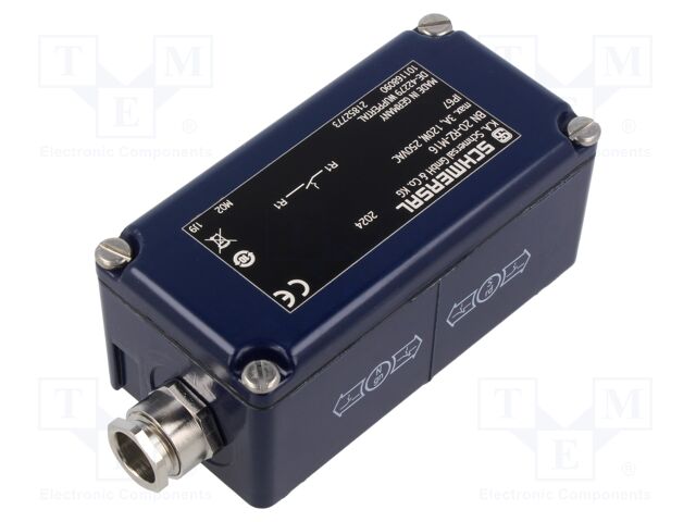 Sensor: reed switch; Series: BN 20; IP67; Electr.connect: 2x M16