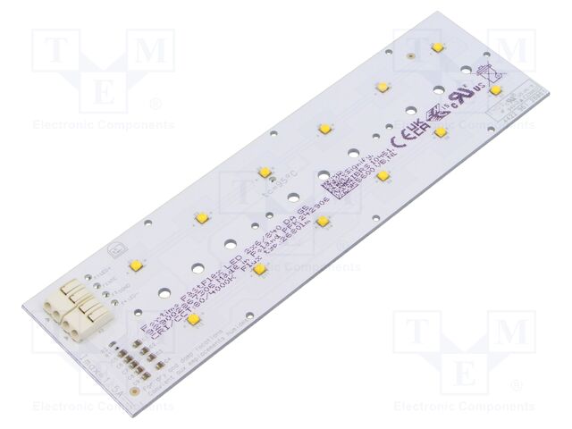 LED strip; W: 49.5mm; L: 172.2mm; No.of diodes: 12; CRImin: 80; 4000K