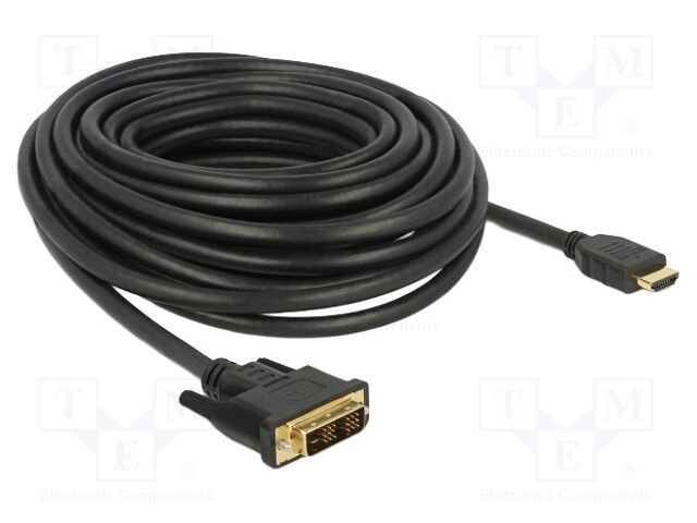 Cable; DVI-D (18+1) plug,HDMI plug; bidirectional,single link
